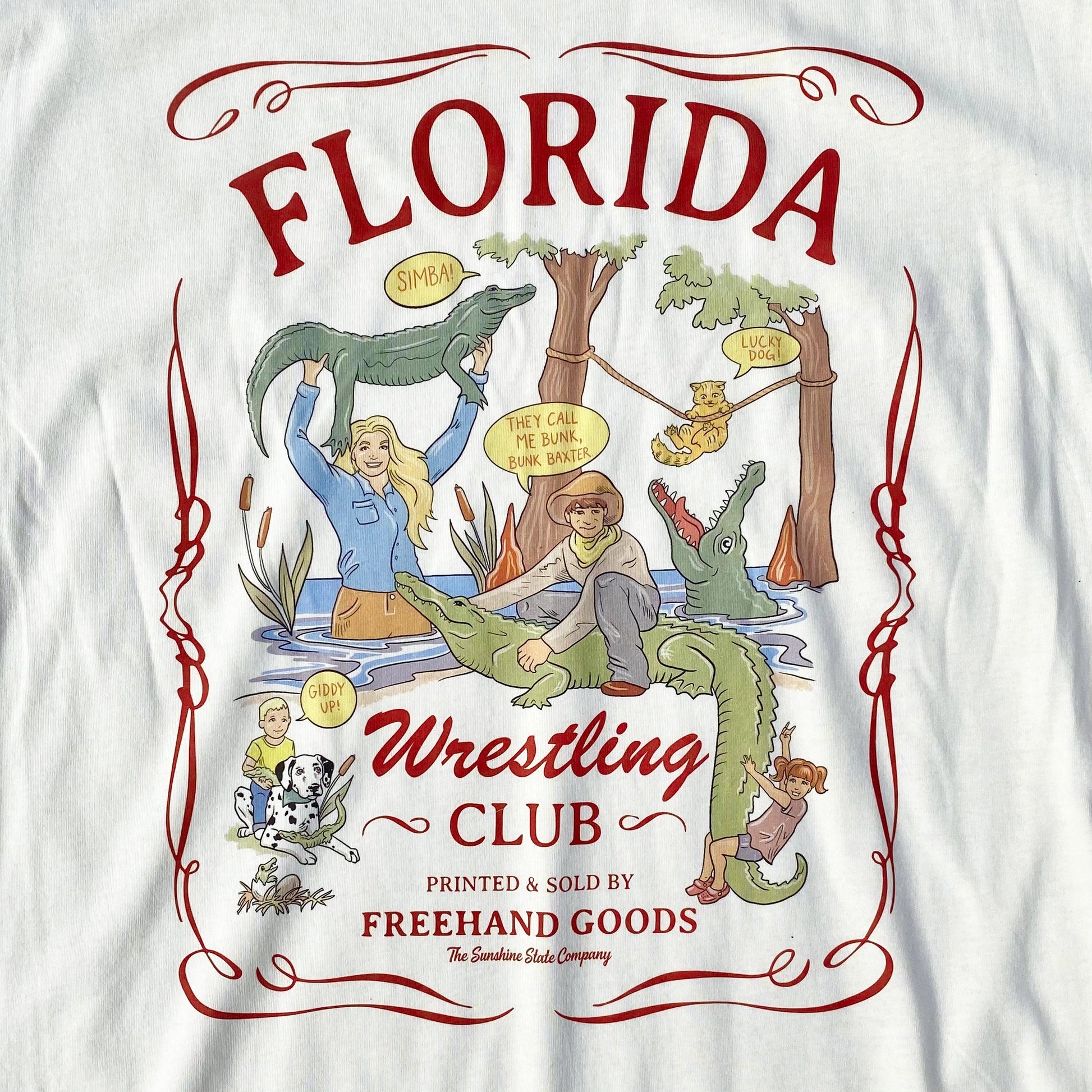 Florida Wrestling Club Sticker by Freehand Goods