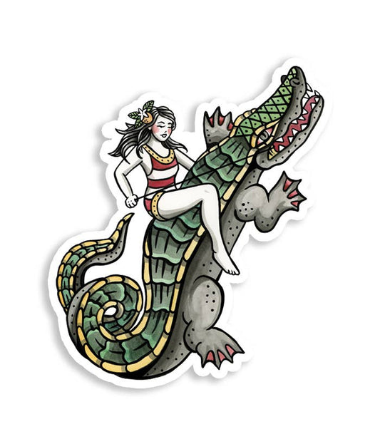 Gator Rider Sticker - River Rise Cattle Co.