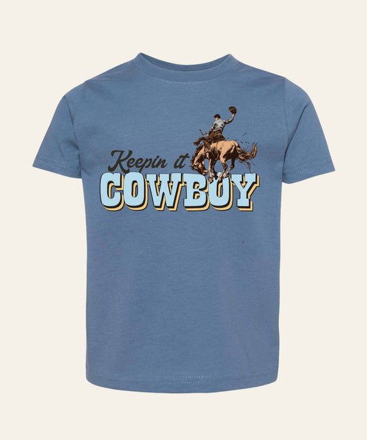 Keepin' It Cowboy Toddler Tee - RiverRiseCattleCo